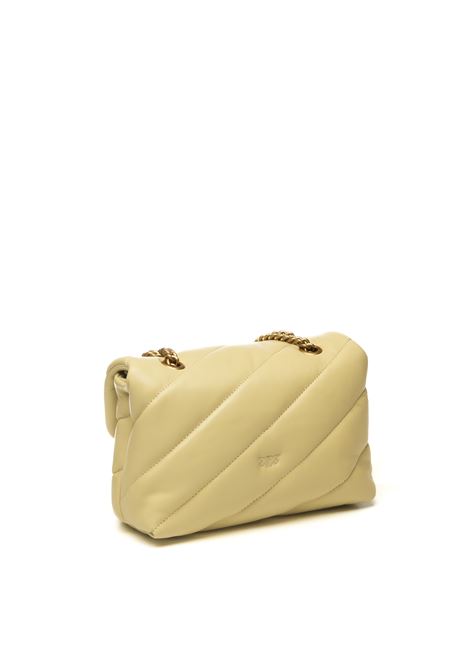 borsa a spalla love puff mini vaniglia/oro PINKO | 100039-A0F2LOVE PUFF MINI-C39Q